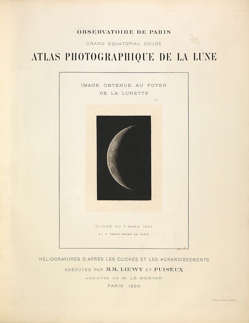 Atlas of lunar photographs, 1898
