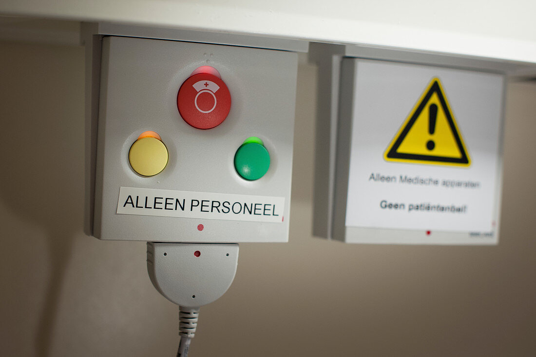 Alarm buttons on a hospital ward