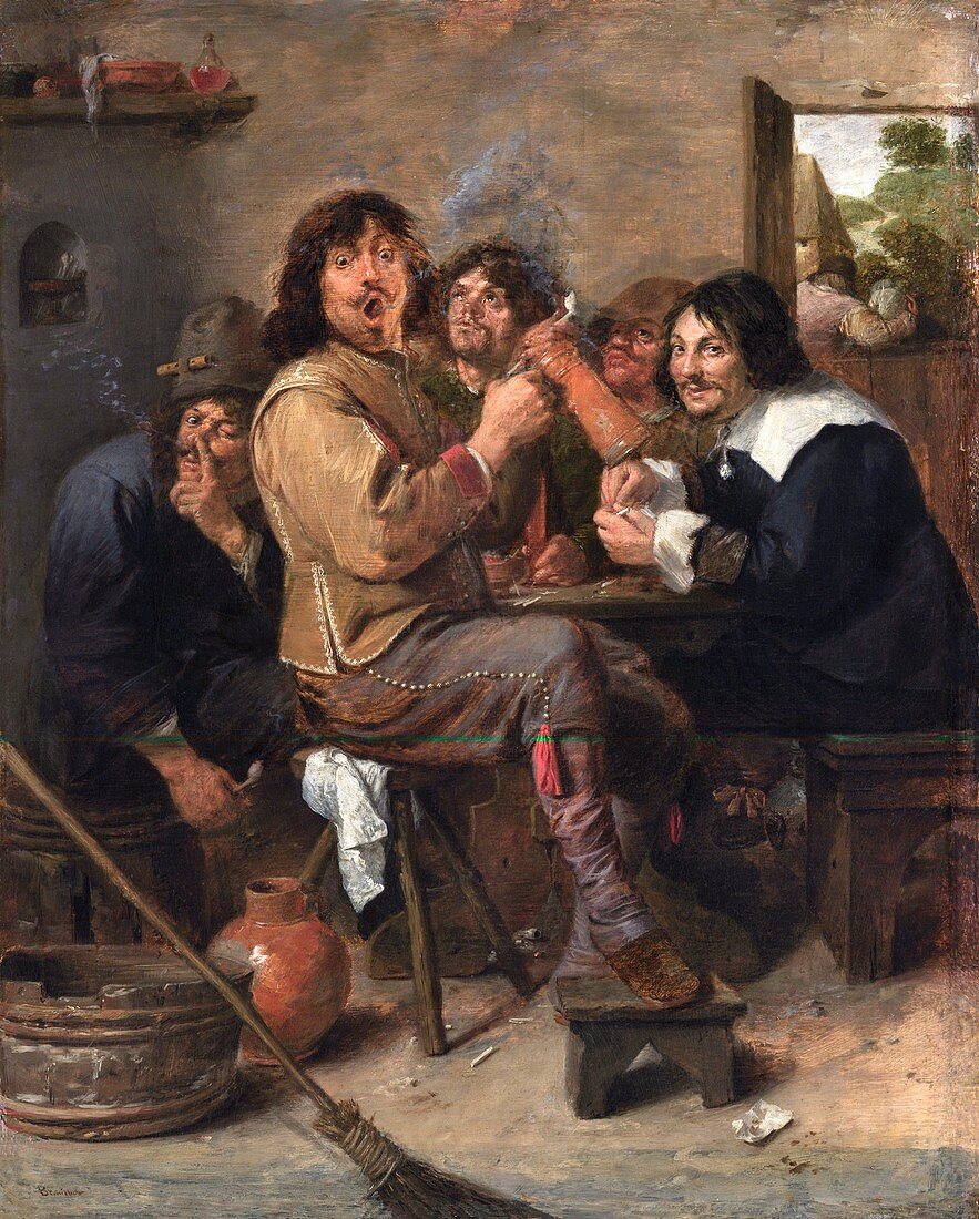 The Smokers, 17th century