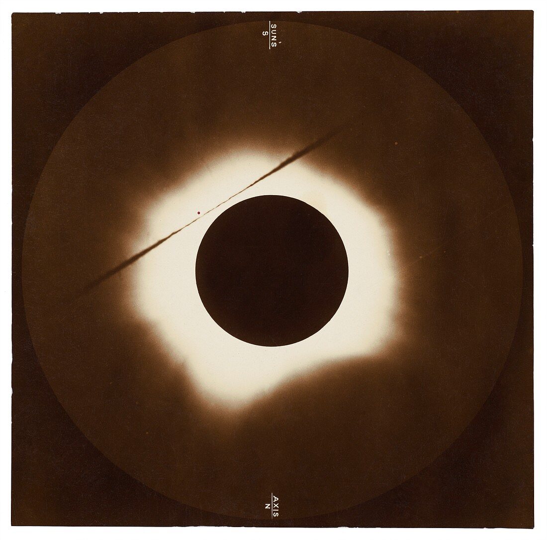 Total solar eclipse, 1883