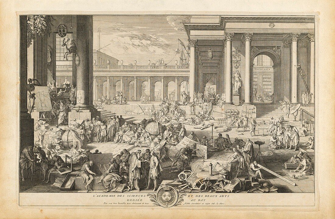French Academies of Science and Fine Art, 17th century
