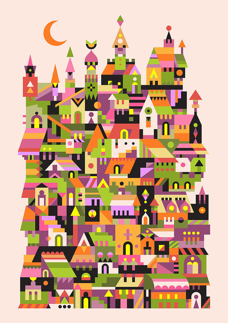 Townscape, illustration