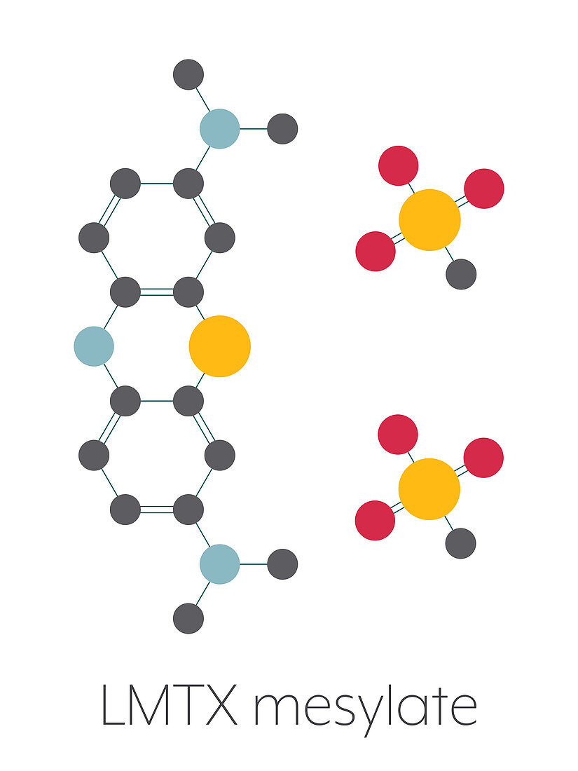 Leuco-methylthioninium Alzheimer's disease molecule