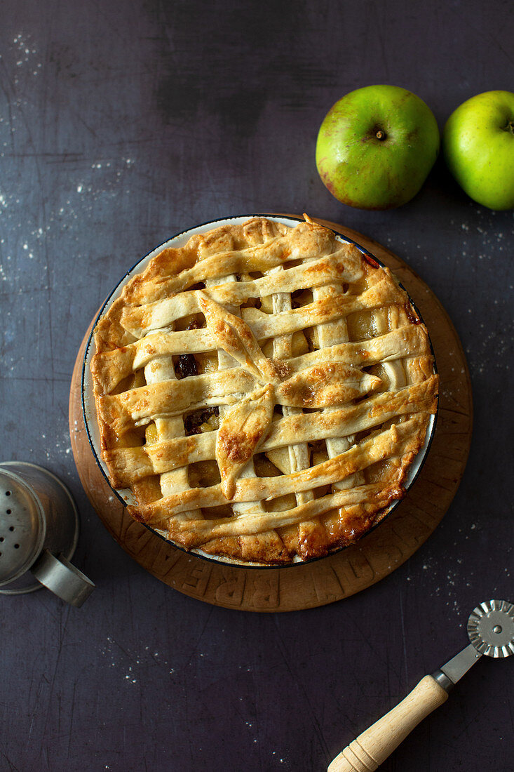 Applepie mit Teiggitter