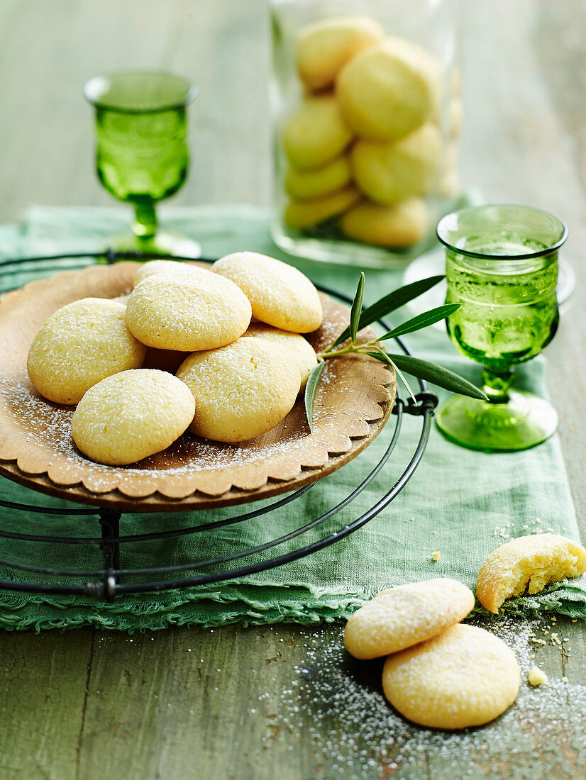 Lemon Semolina Biscuits