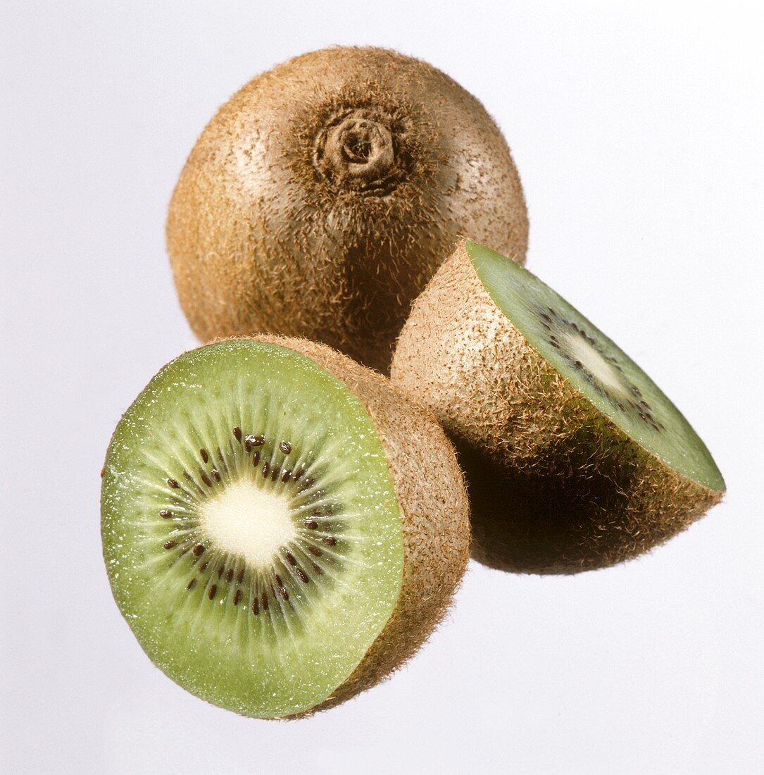 Drei halbe Kiwi