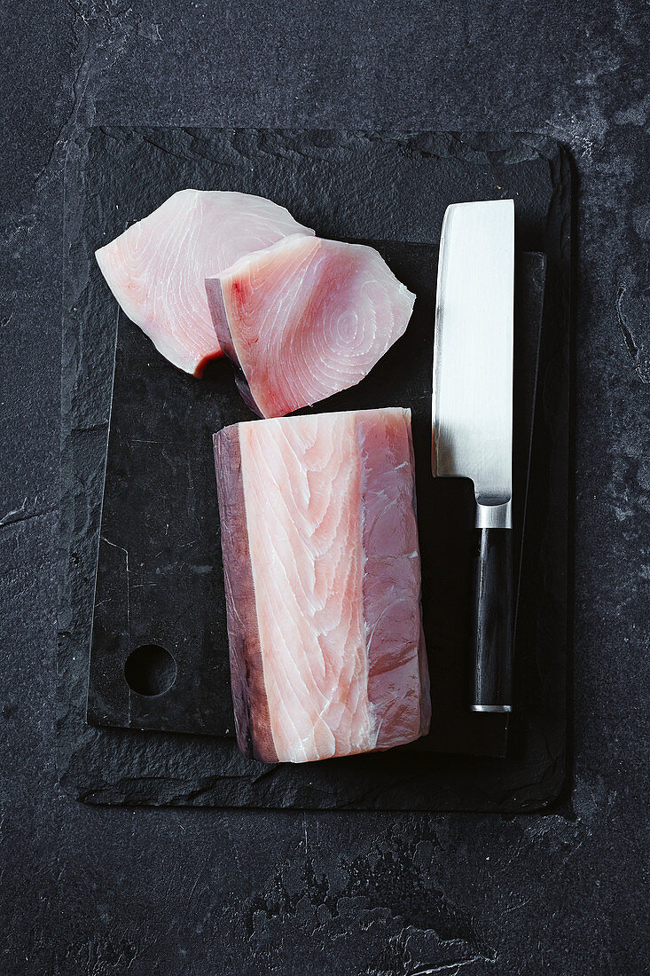 Sashimi-grade swordfish
