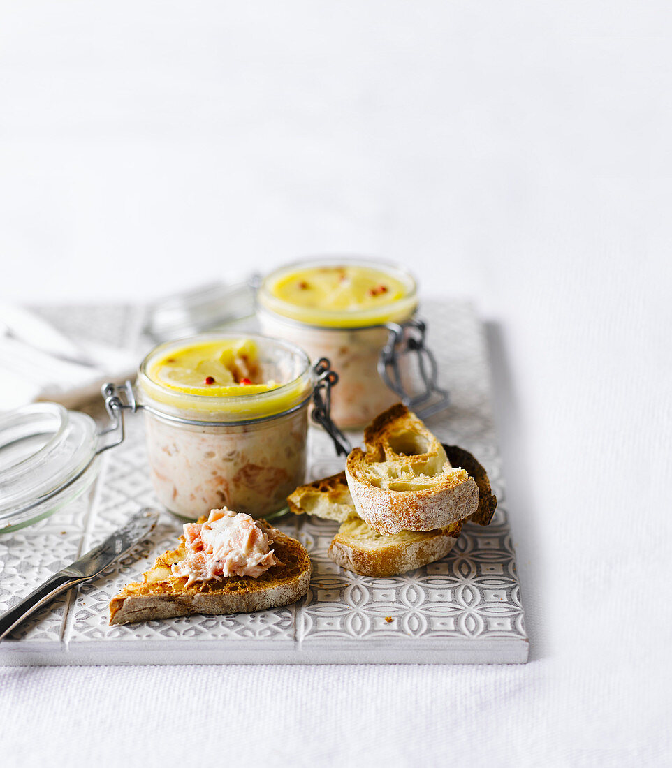 Potted smoked salmon