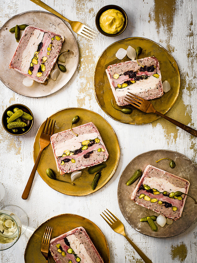 Duck and chicken terrine