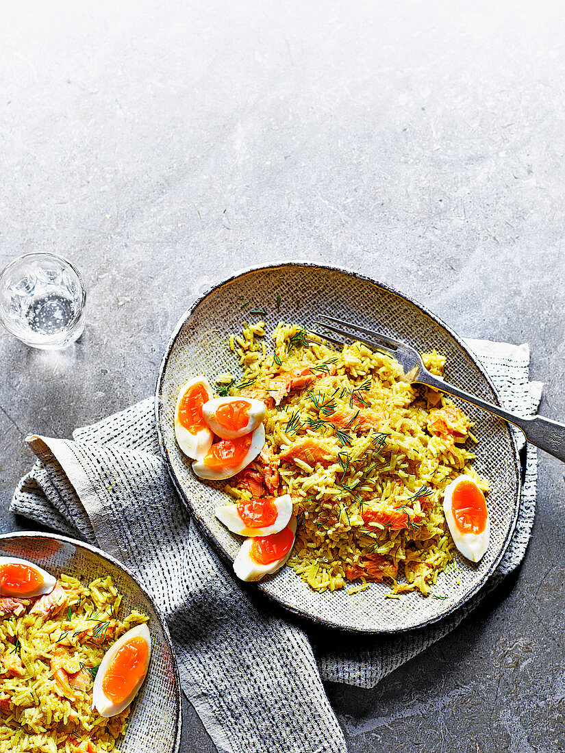 Trout kedgeree