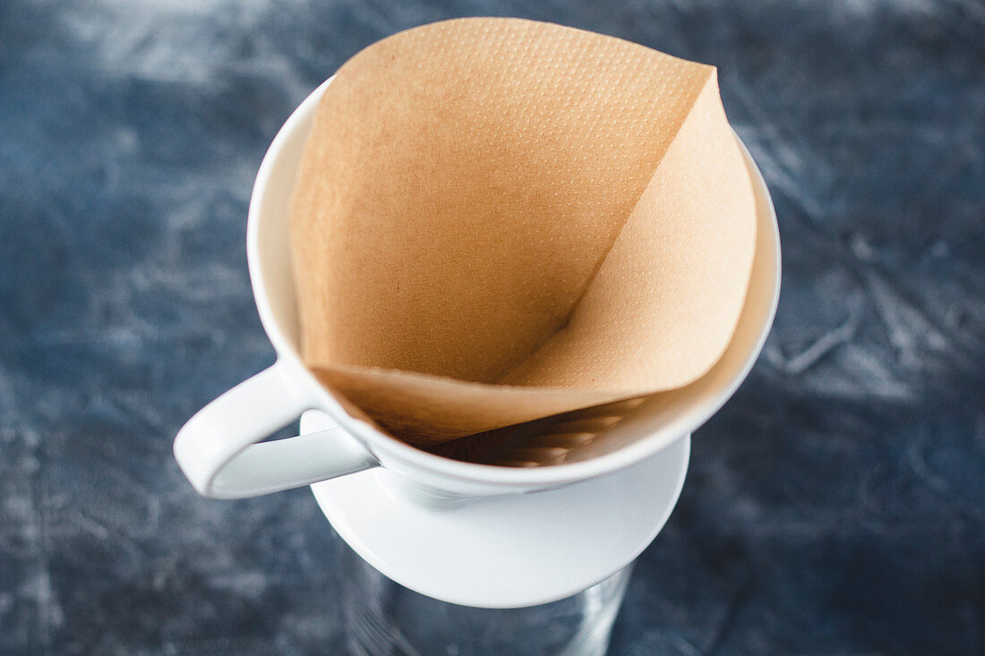 A coffee filter with a filter bag
