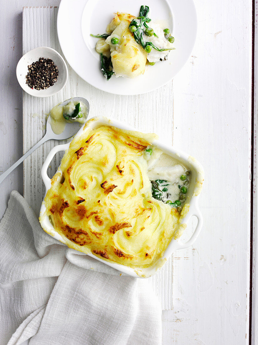 Easy fish pie