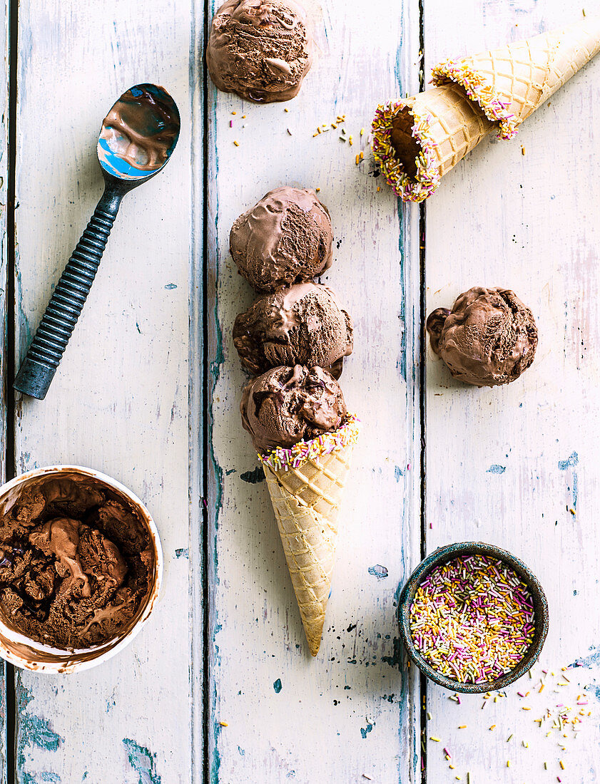 Chocolate ice cream