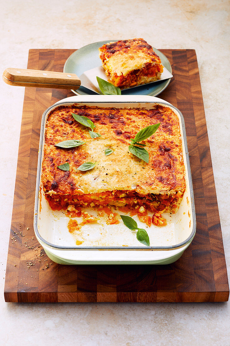 Ricotta-Kürbis-Lasagne