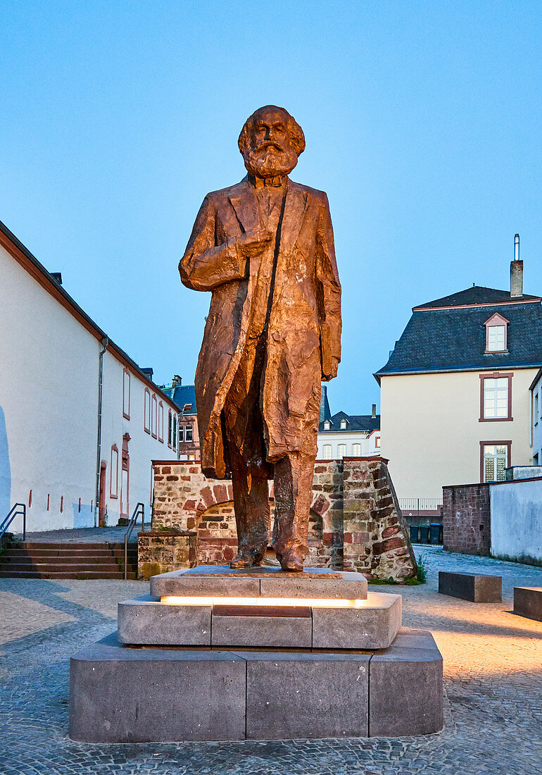 Karl-Marx-Statue, Trier, Rheinland-Pfalz, Deutschland