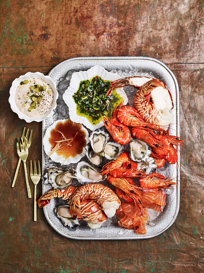 Seafood platter