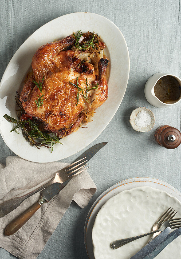 Roast chicken with Rosemary