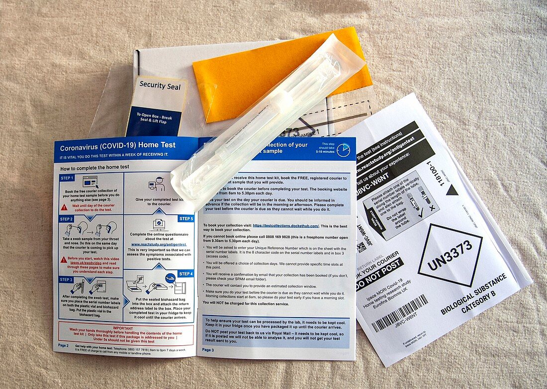 Covid-19 coronavirus home test