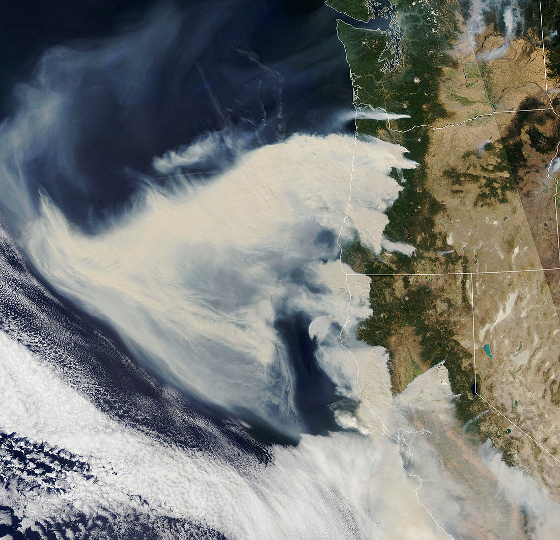 US Pacific Coast wildfires, September 2020