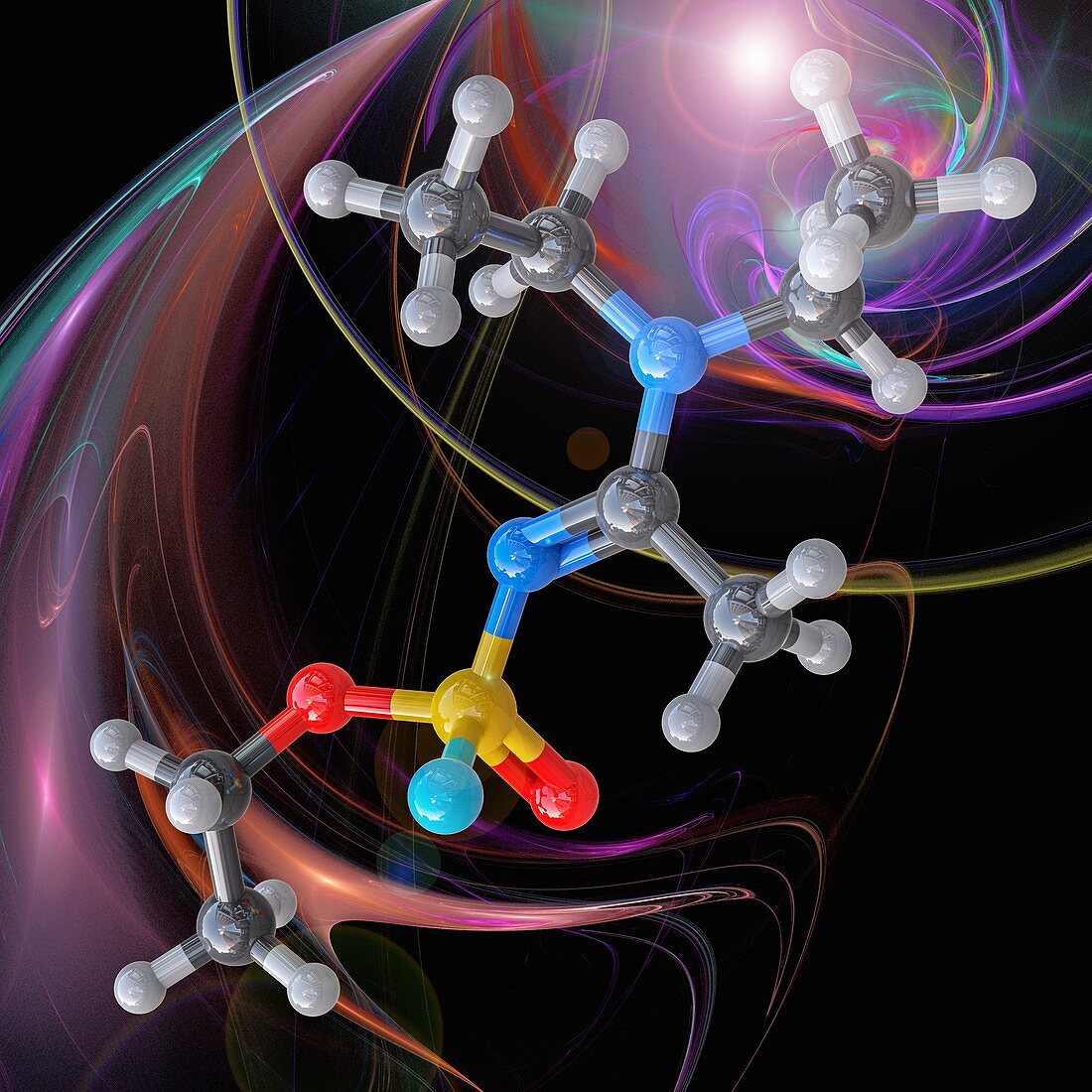 Novichok nerve agent, illustration