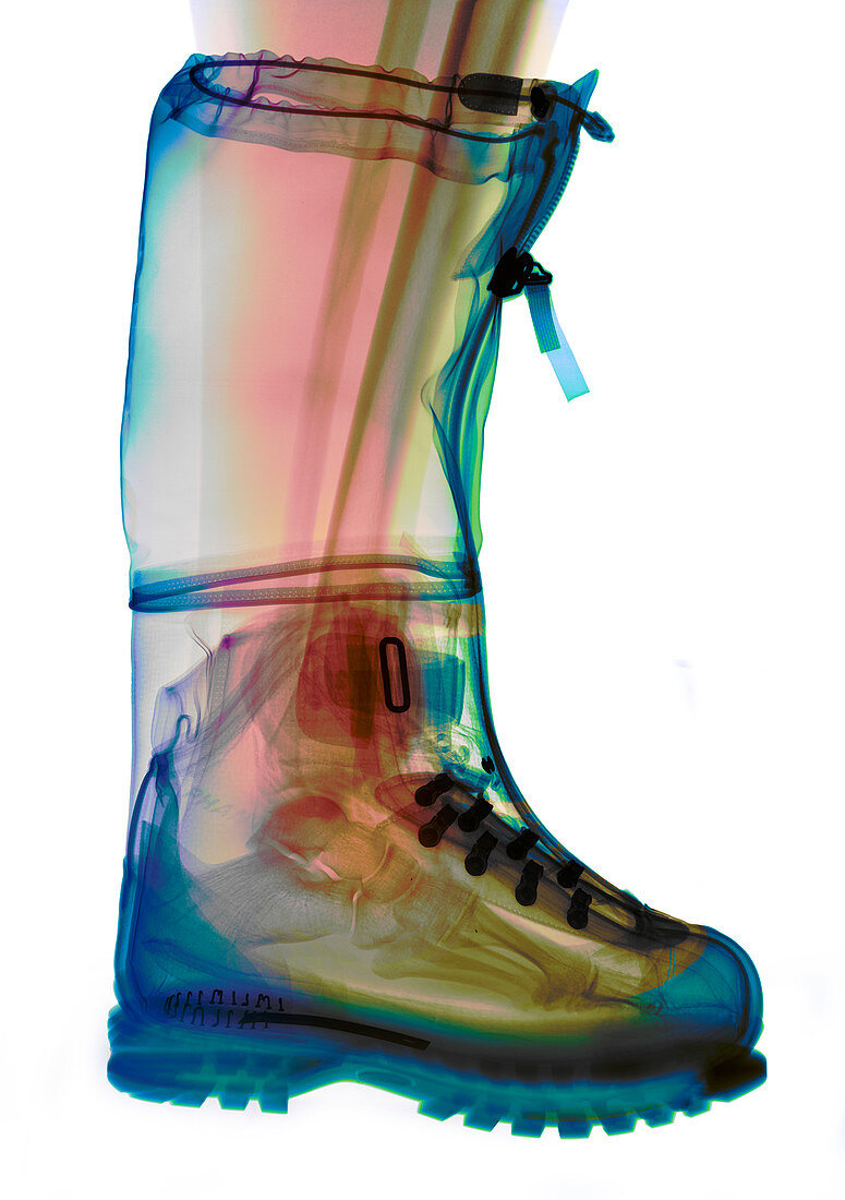 Mountaineering boot, X-ray