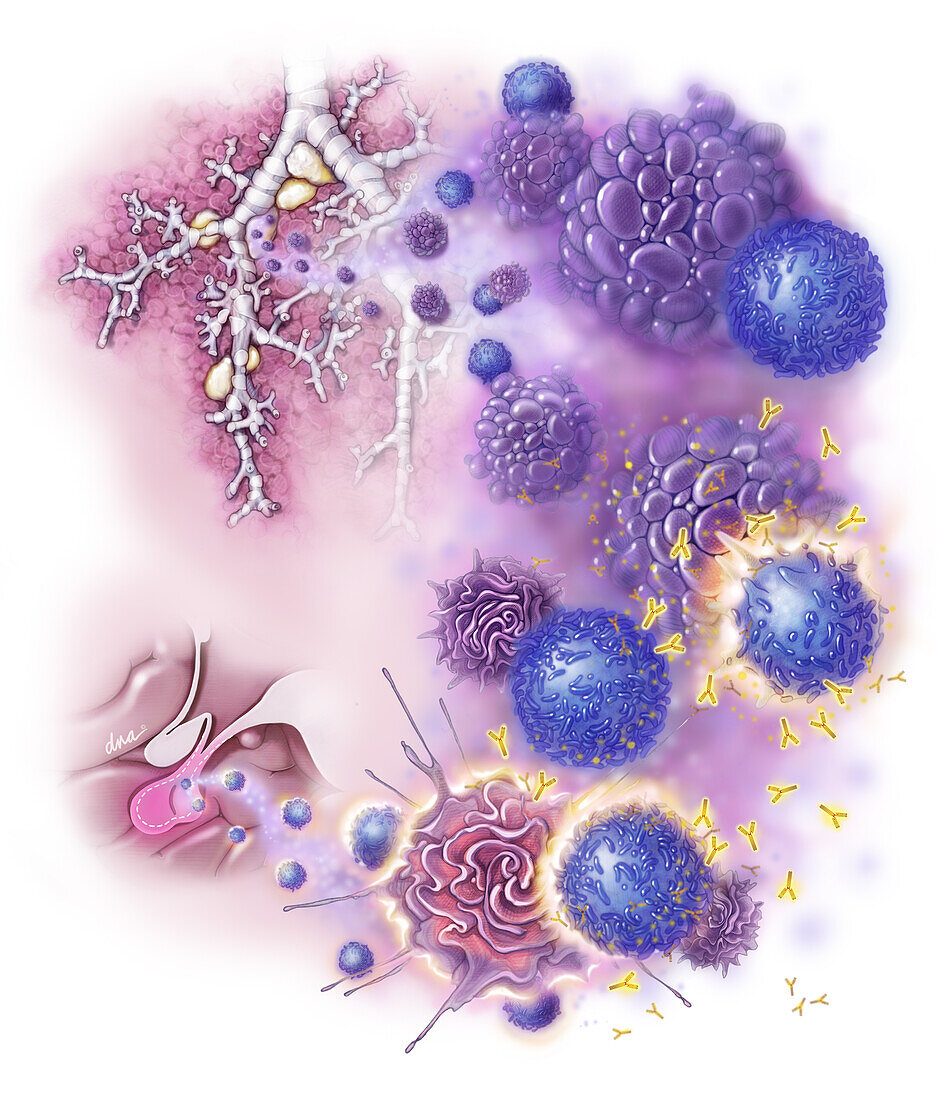 Immune Checkpoint Inhibitor, Illustration