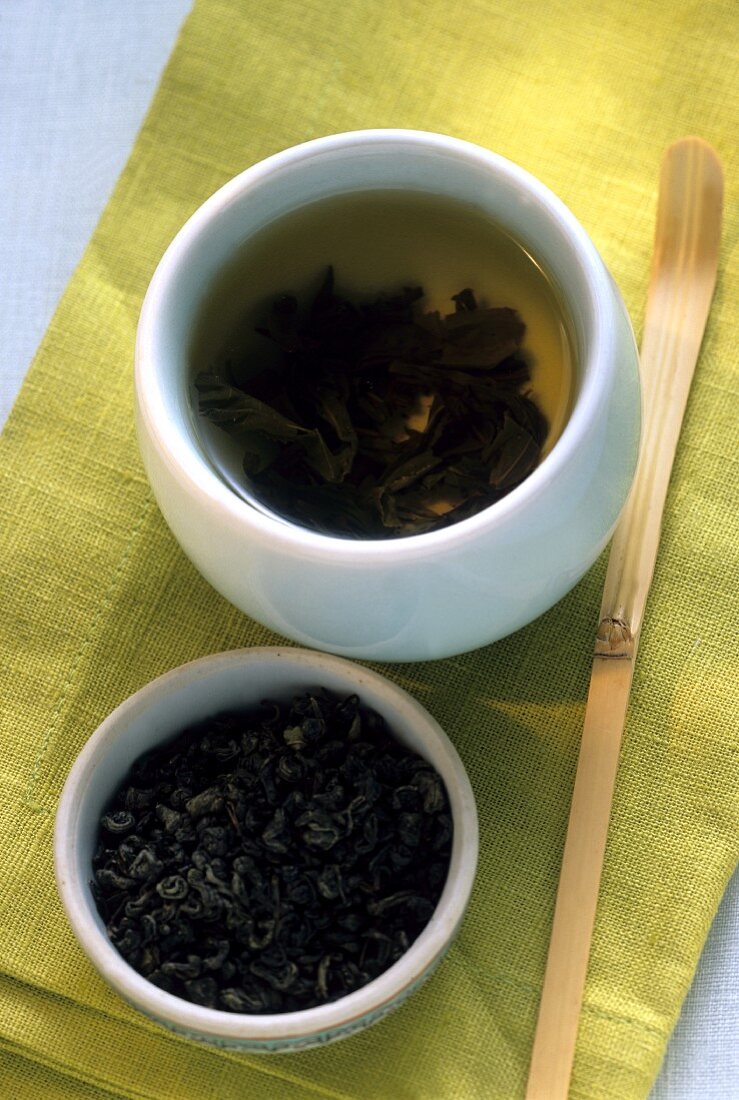 Grüner Tee: Chinesischer Gunpowder Tee