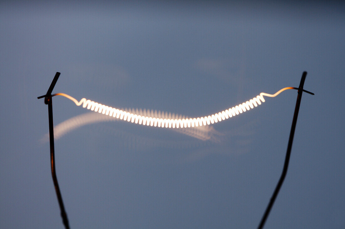 Glowing Lightbulb Filament