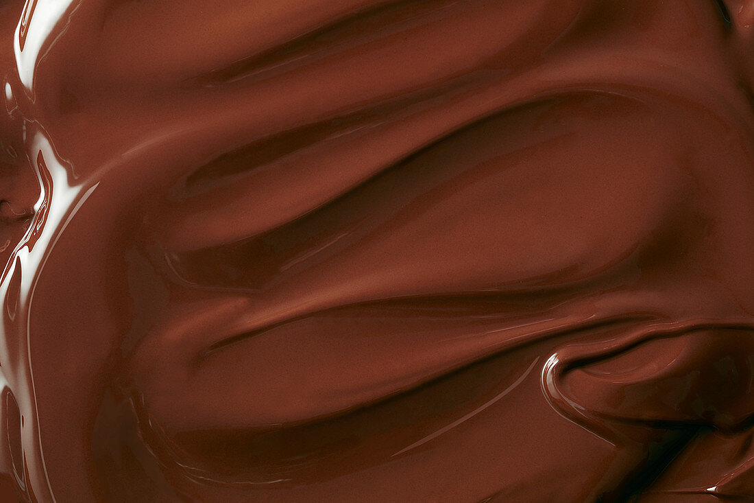 Melted couverture chocolate