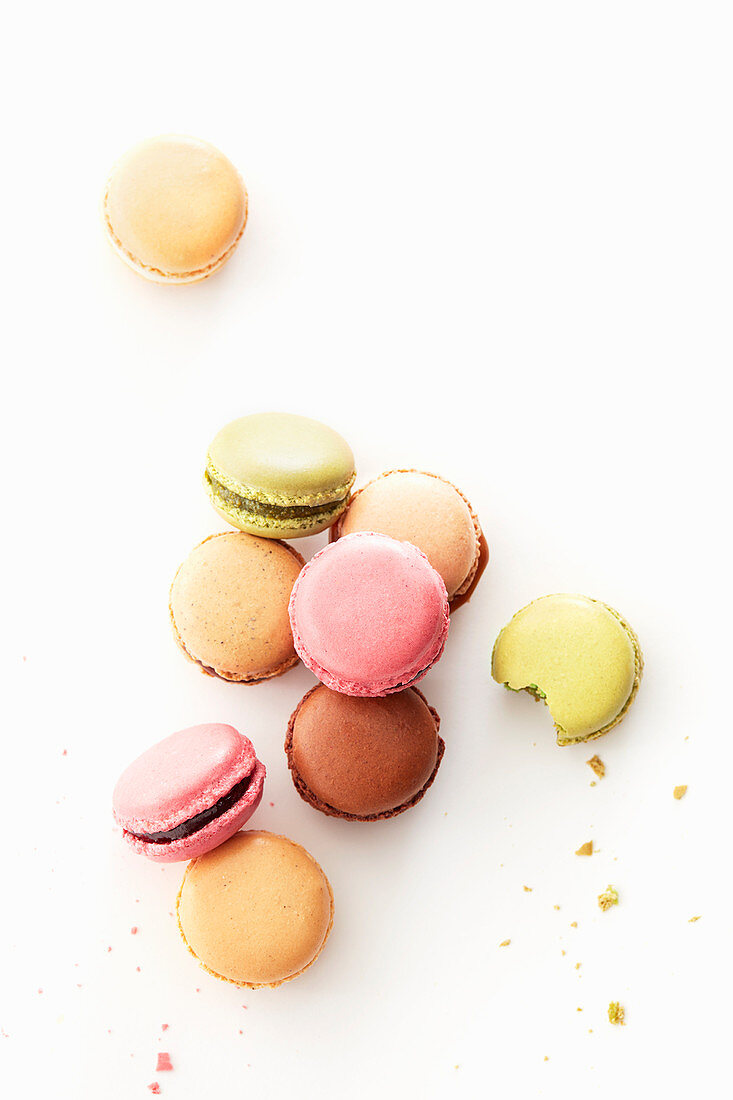 Bunte Macarons