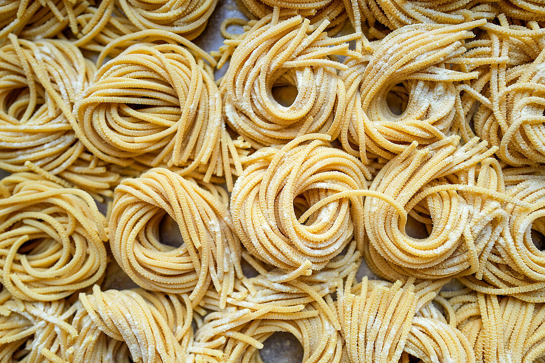 Fresh pasta nests
