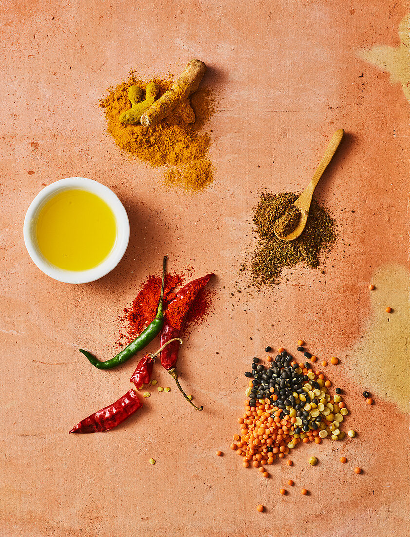 Top-5-Zutaten in der indischen Küche
