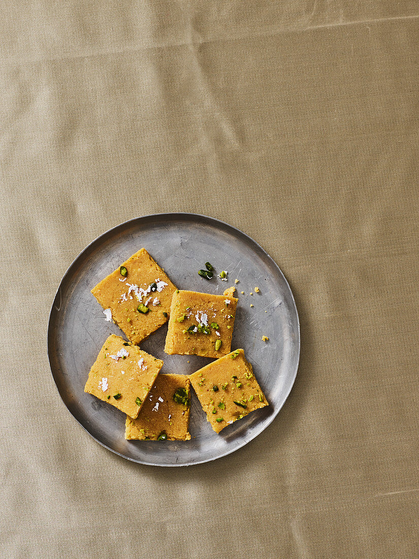 Indian chickpea and coconut sweets