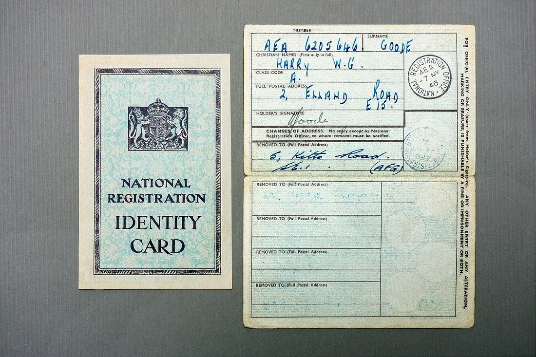 World War 2- Identity Cards in Britain