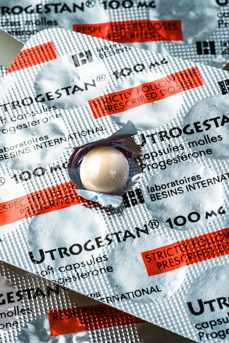 Utrogestan pill, natural hormone called progesterone