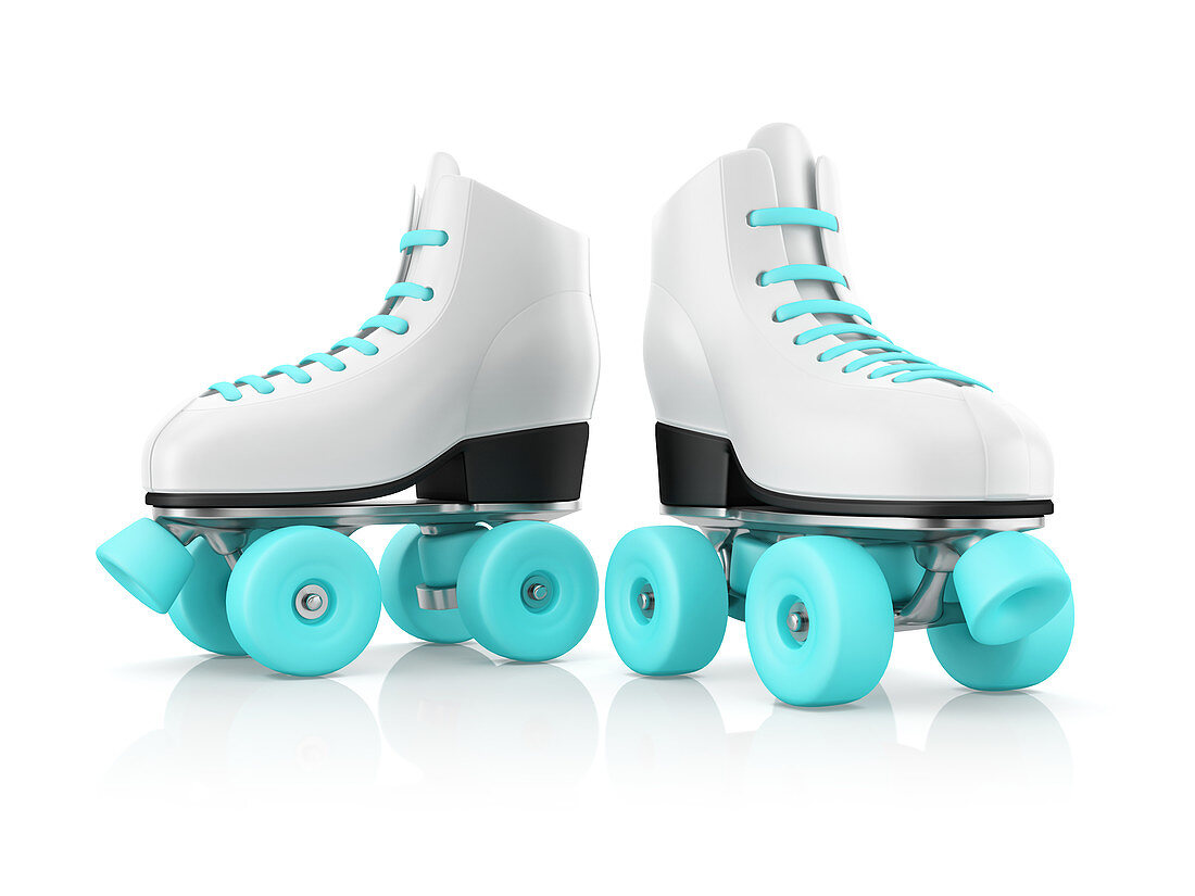 Roller skates, illustration