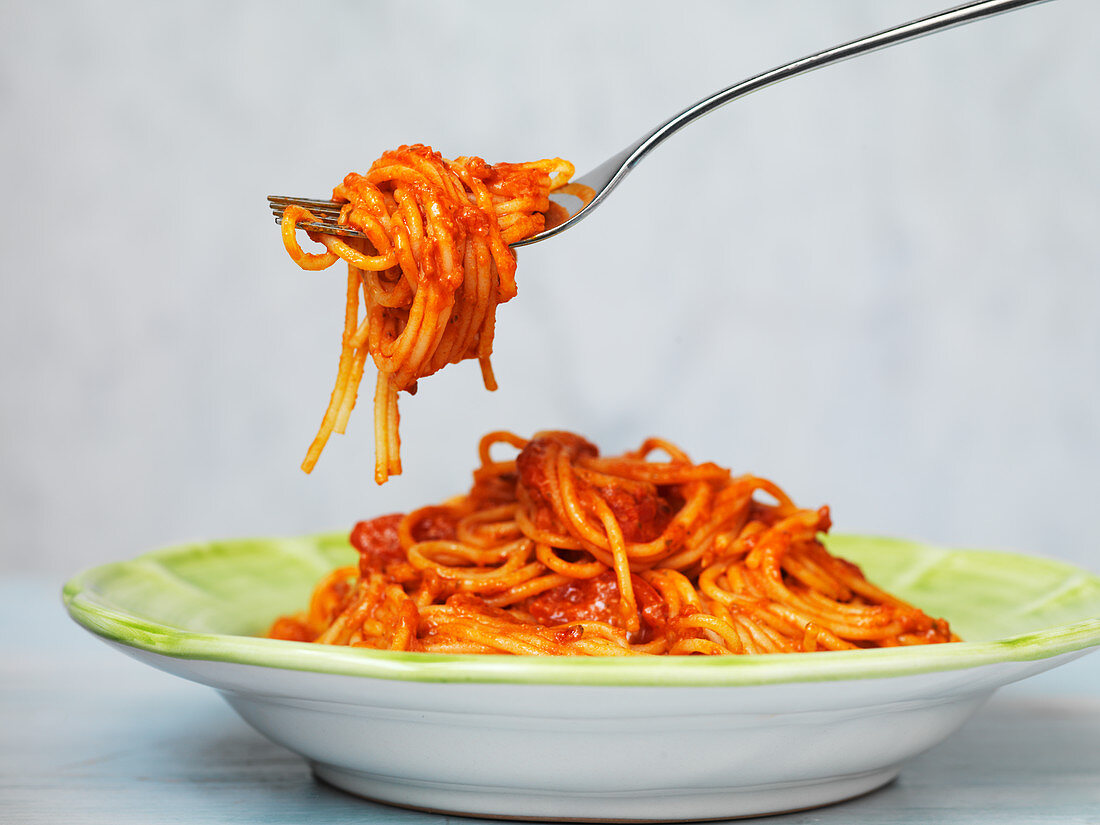 Pasta mit Tomatensauce