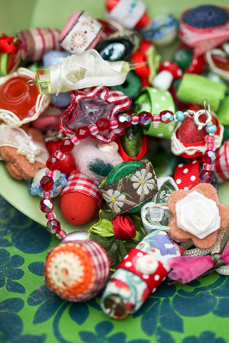 Colourful necklaces