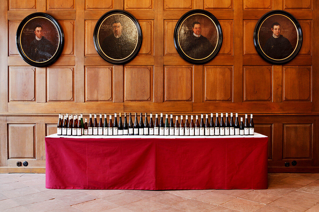 Bottles, large samples, Hessische Staatsweingüter (Hesse Sate Vinyards), Germany