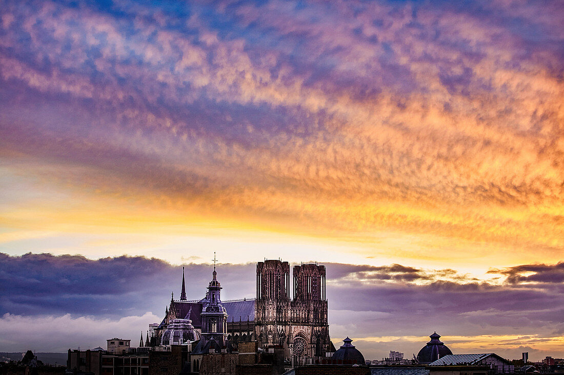 Kathedrale, Reims, Champagne, Frankreich