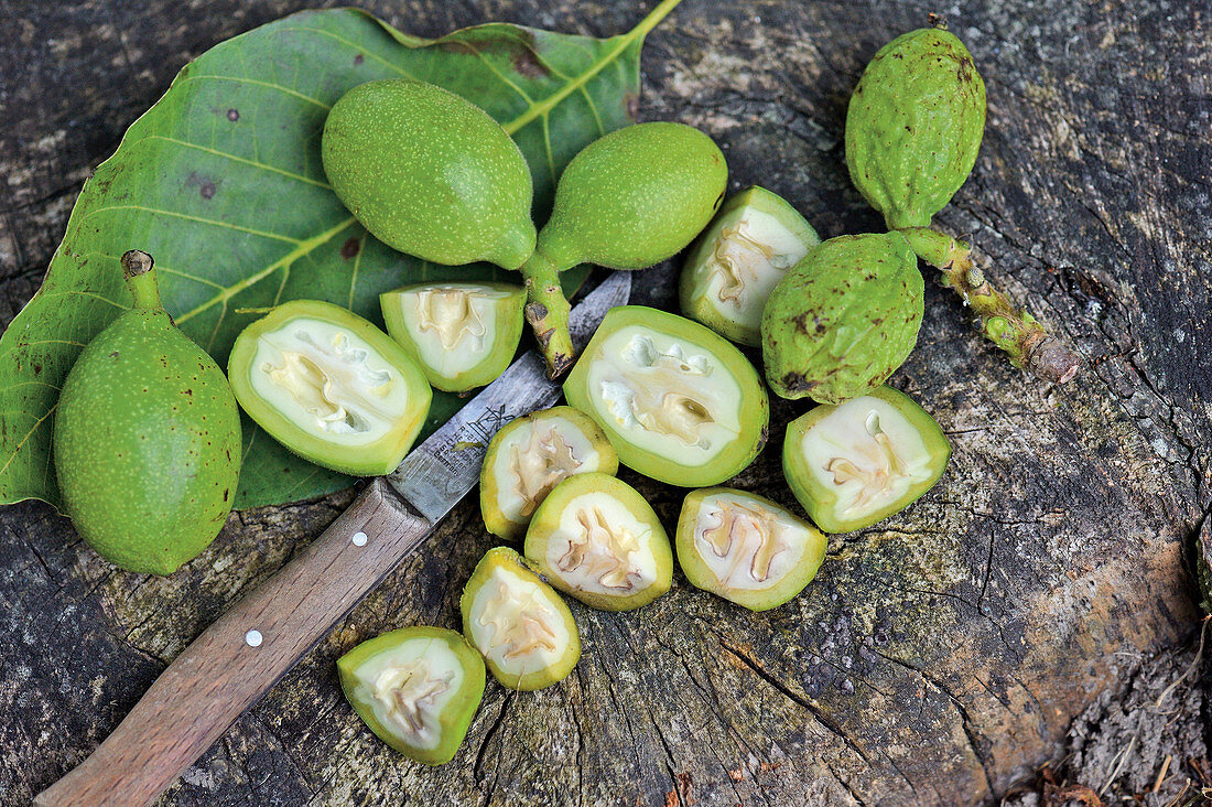 Fresh walnuts