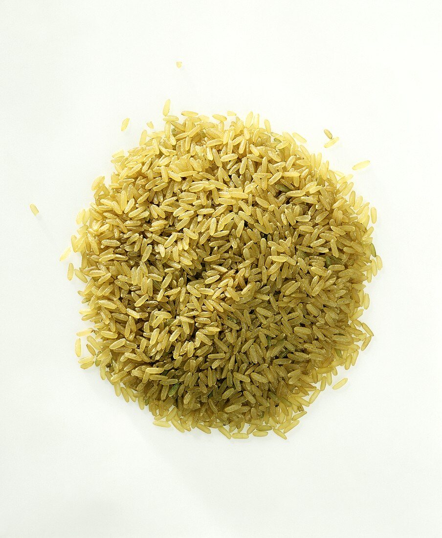 A Pile of Long-grain Rice