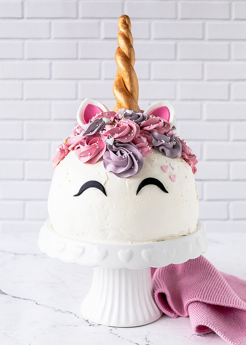 Unicorn dome cake