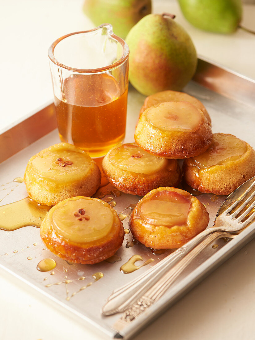 Pear muffins with honey