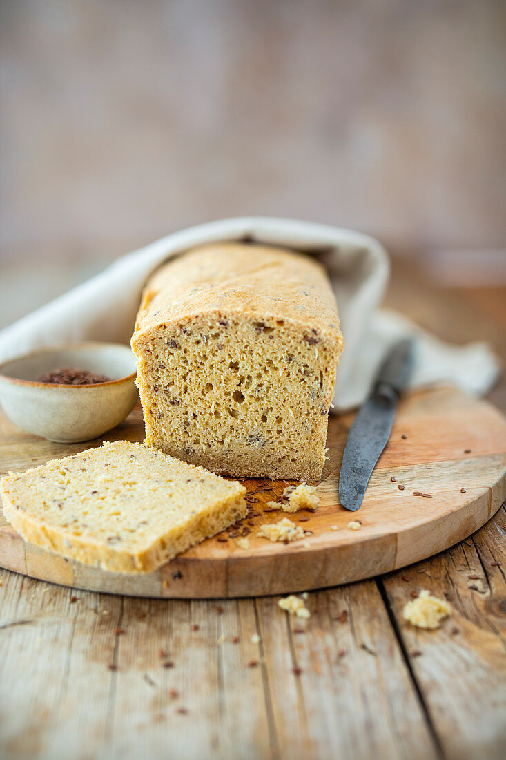 Glutenfreies und histaminfreies Leinsamenbrot