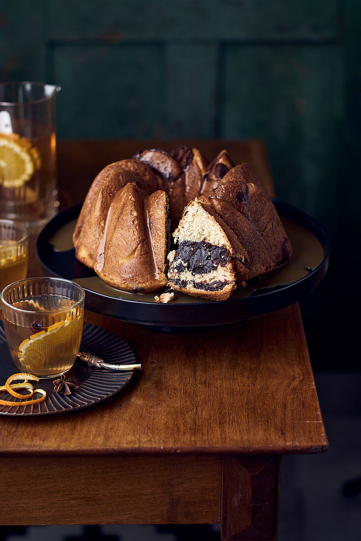 Kosonak mit Pralinencreme und Salzkaramellglasur (Osteuropäische Küche)