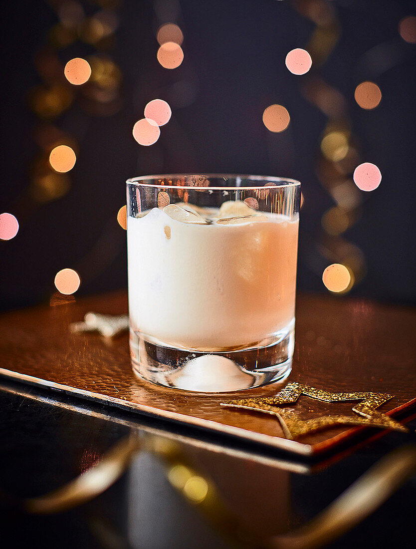 Booze-free Irish cream liqueur cocktail