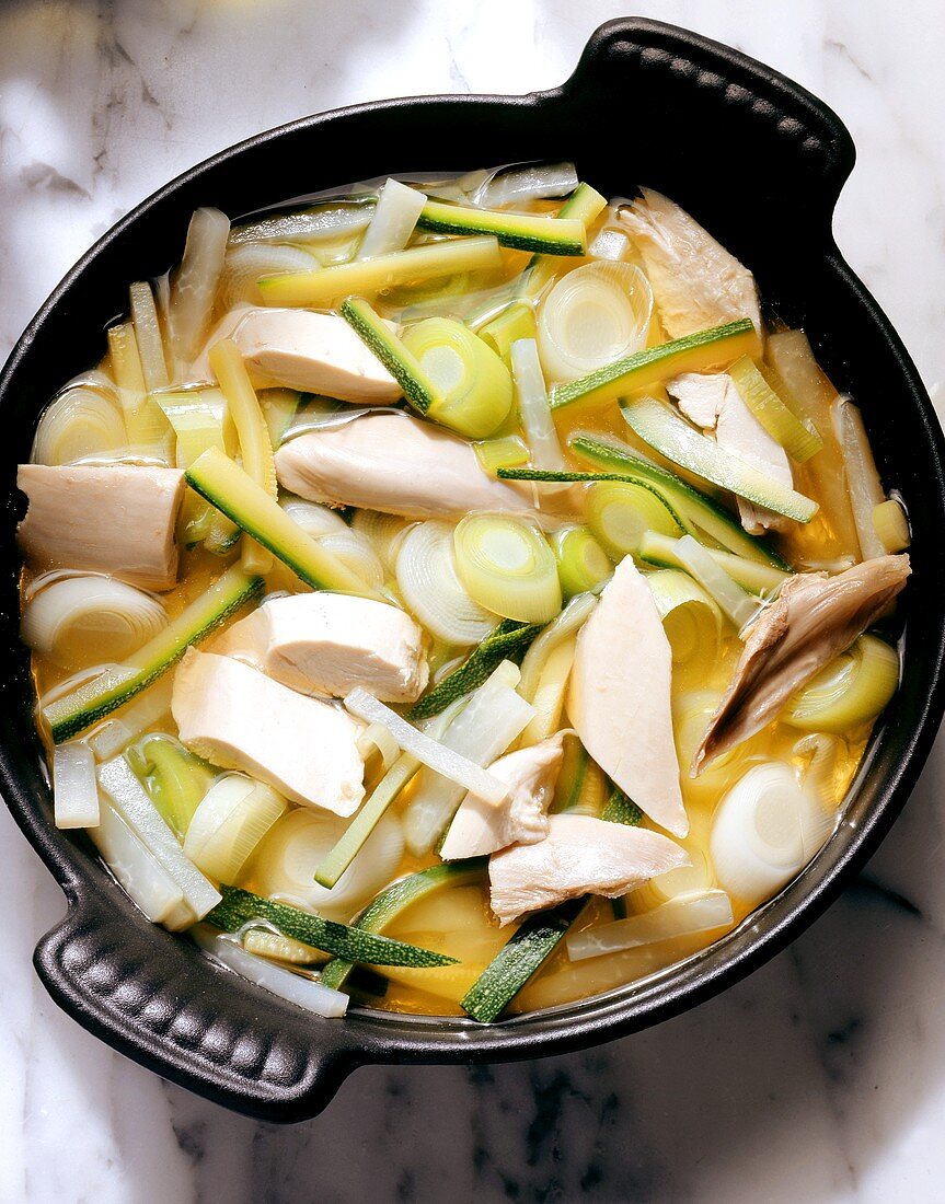 Poultry Stew with Mixed Vegetables