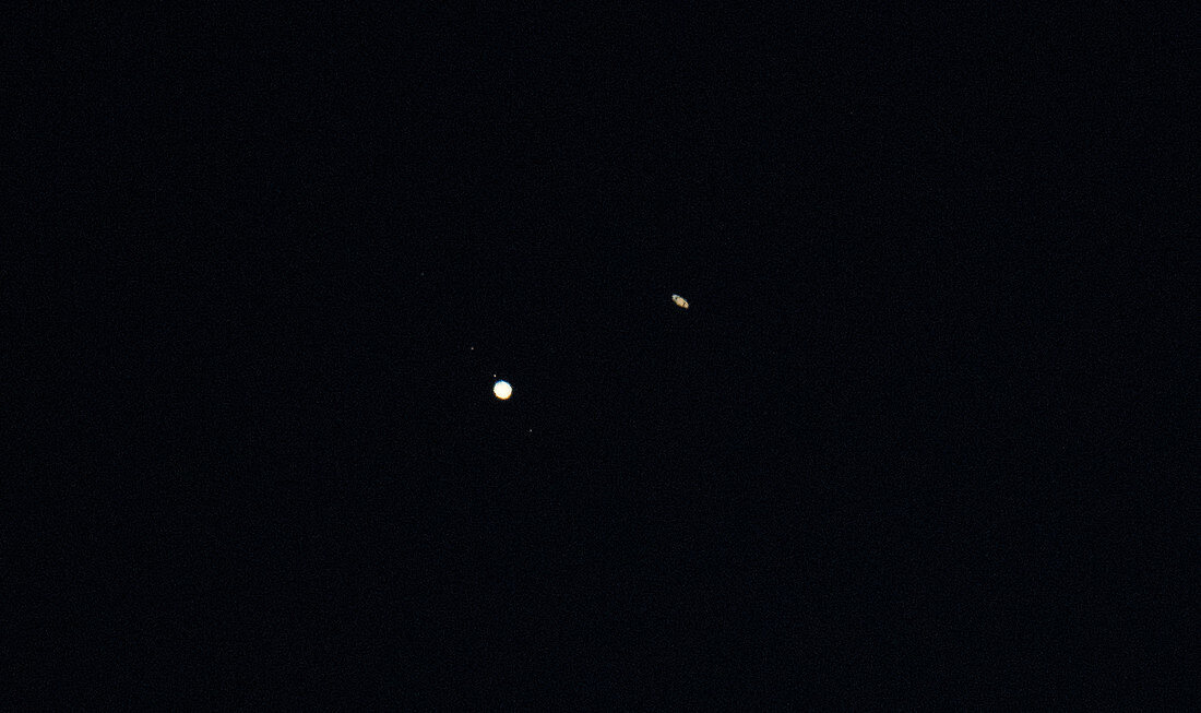Saturn-Jupiter conjunction, December 2020