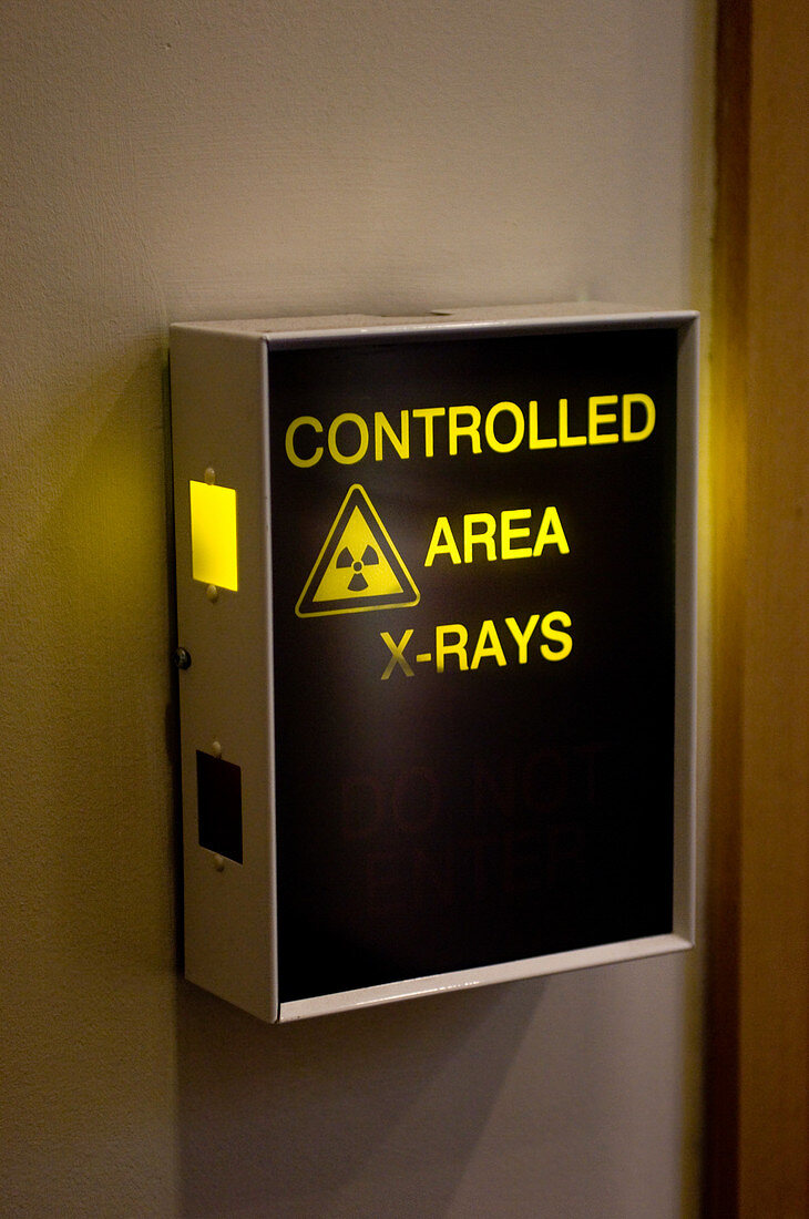 X-ray warning sign